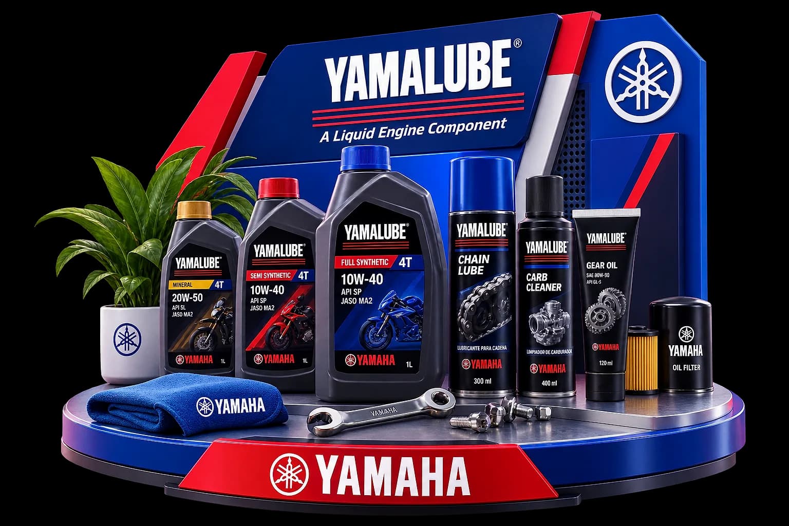 Línea completa de productos Yamalube