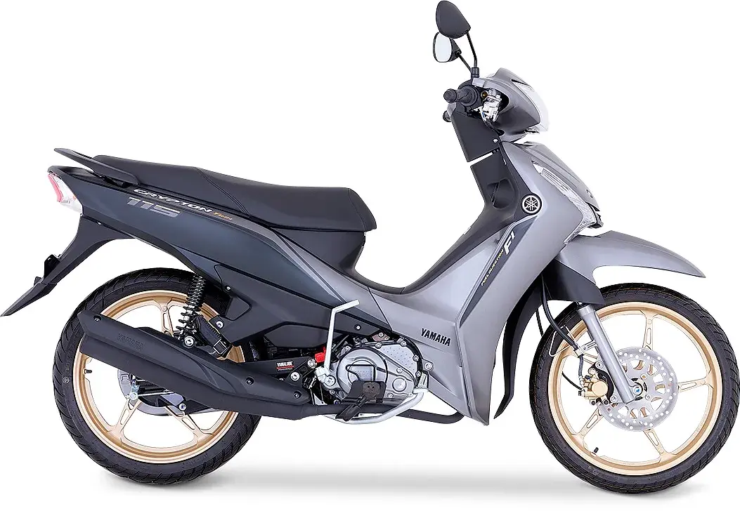 Yamaha Crypton FINN azul, motocicleta compacta para desplazamientos cotidianos