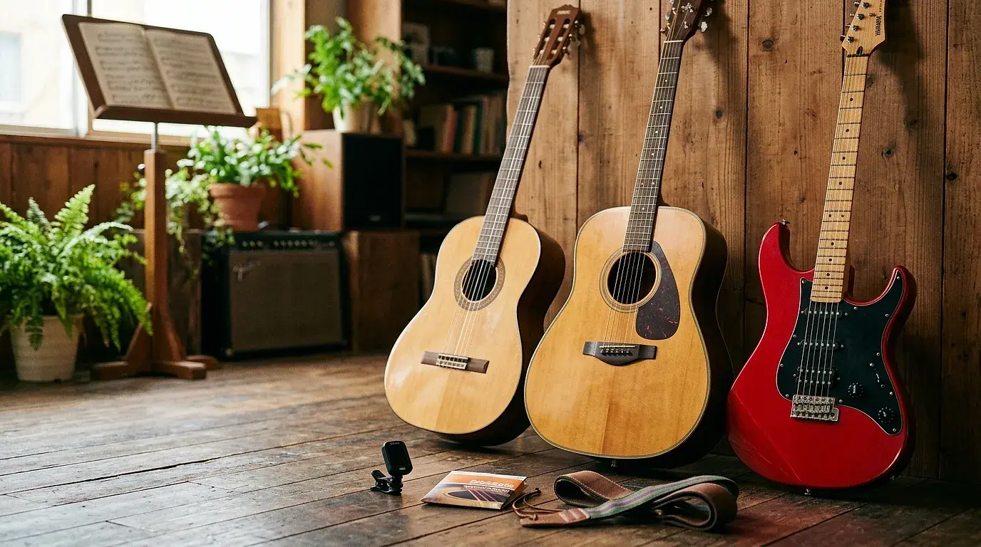 Qué guitarra comprar para empezar: clásica, acústica o eléctrica