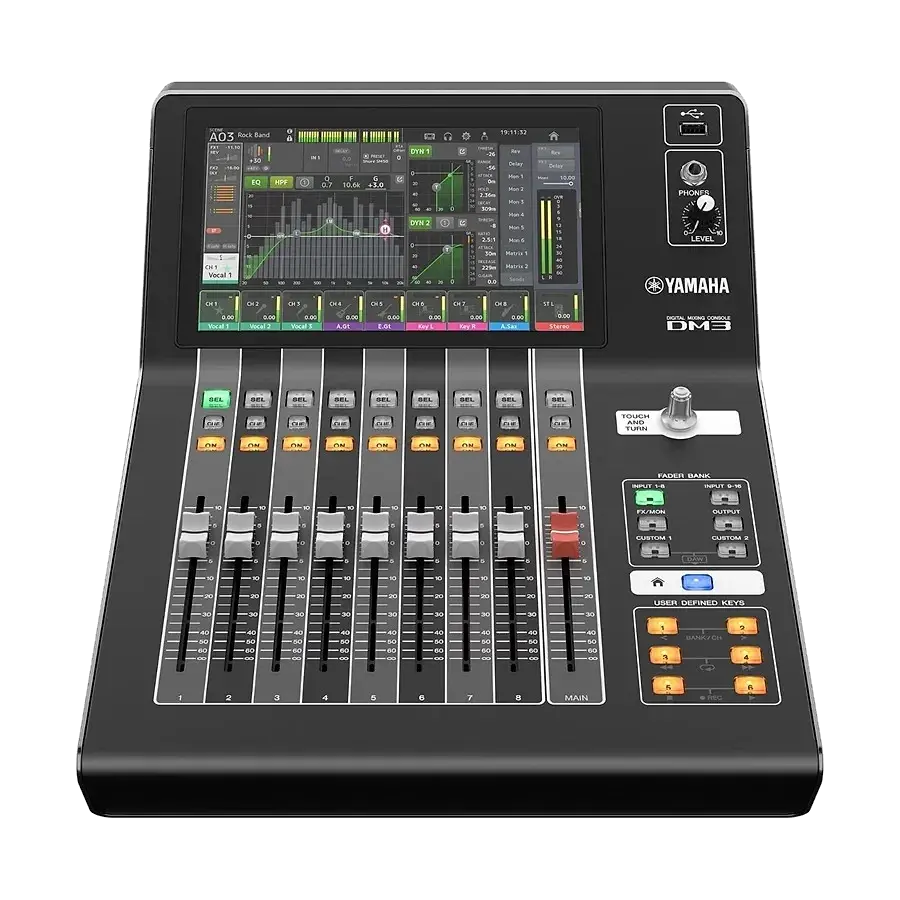 DM3 CONSOLA DIGITAL CON DANTE