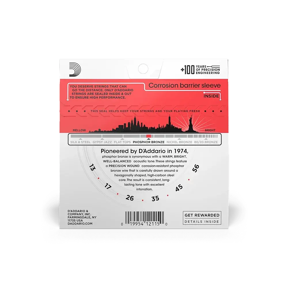EJ17 ENCORDADO GUITARRA A. MEDIUM D'ADDARIO — foto 3