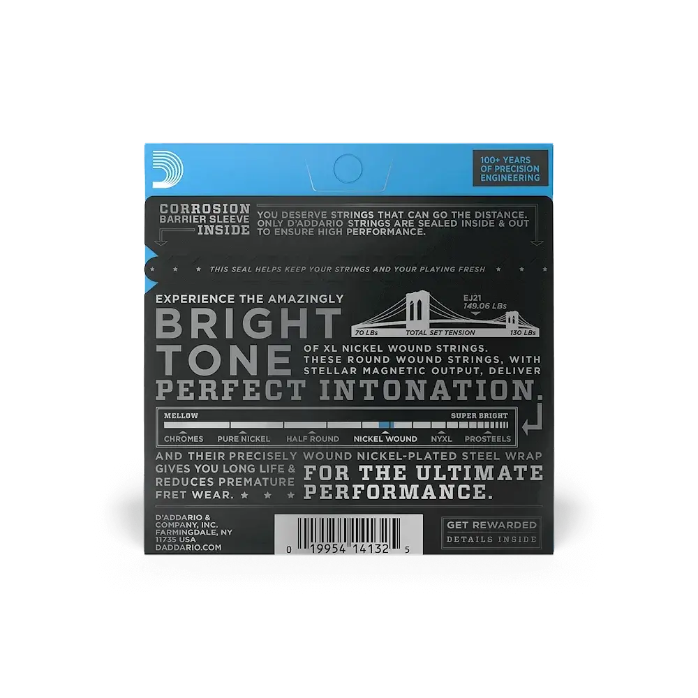 EJ21 ENCORDADO GUITARRA E. LIGTH D'ADDARIO — foto 4