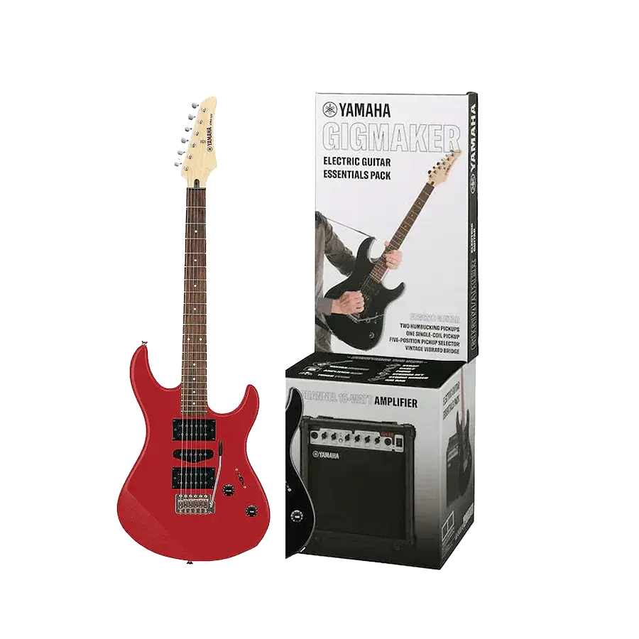 ERG121 KIT GUITARRA ELÉCTRICA ROJO