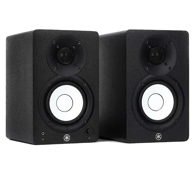 HS3B JUEGO DE PARLANTES MONITOR AUTOAMPLIFICADOS NEGROS