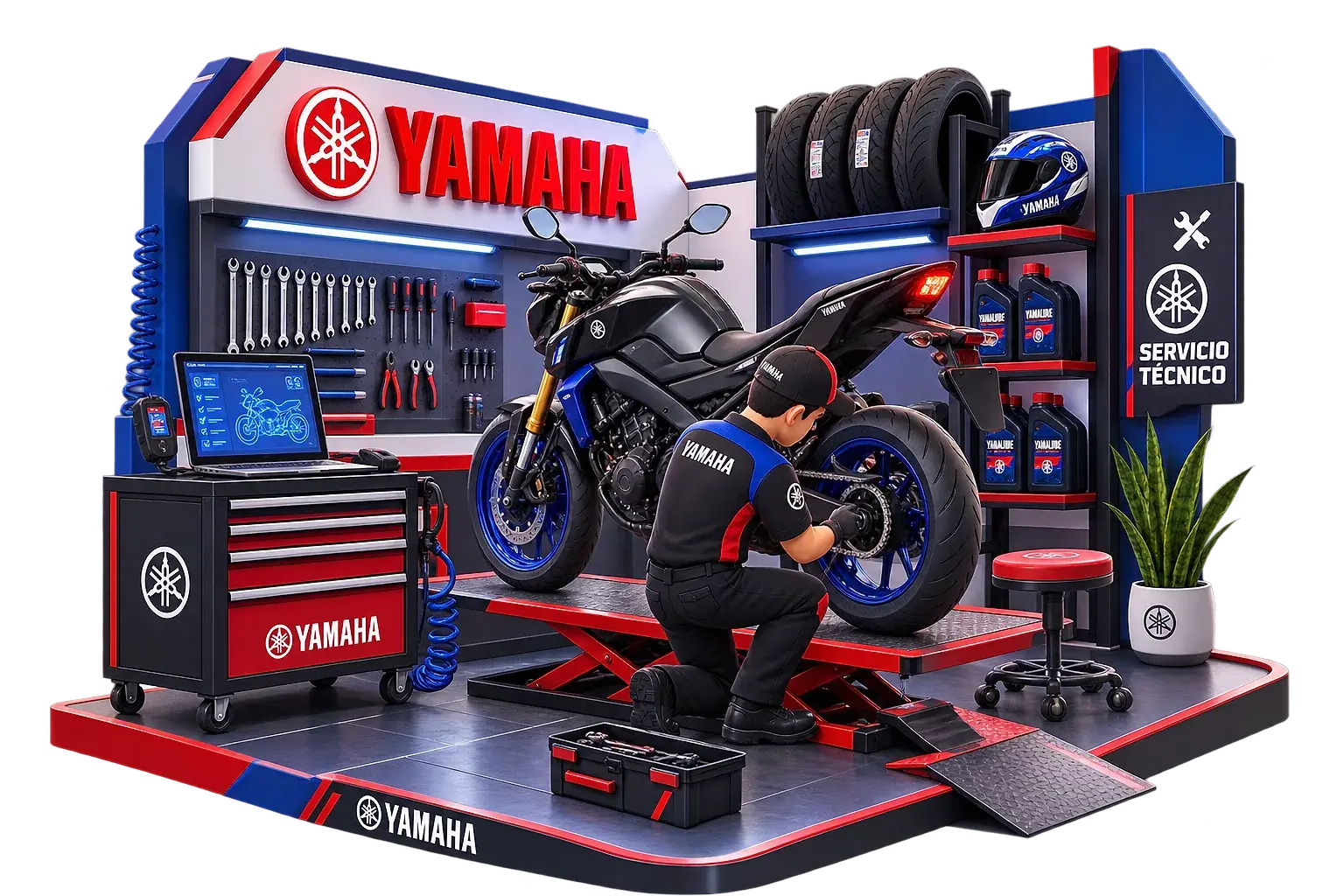 Punto de servicio UMB Yamaha